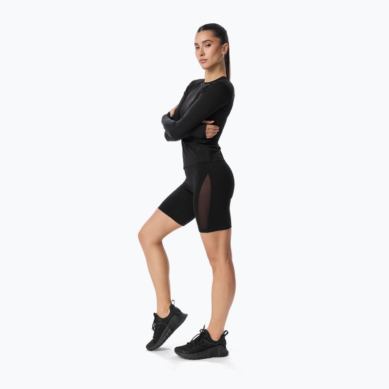 Spodenki treningowe damskie Cardio Bunny Biker czarny 2