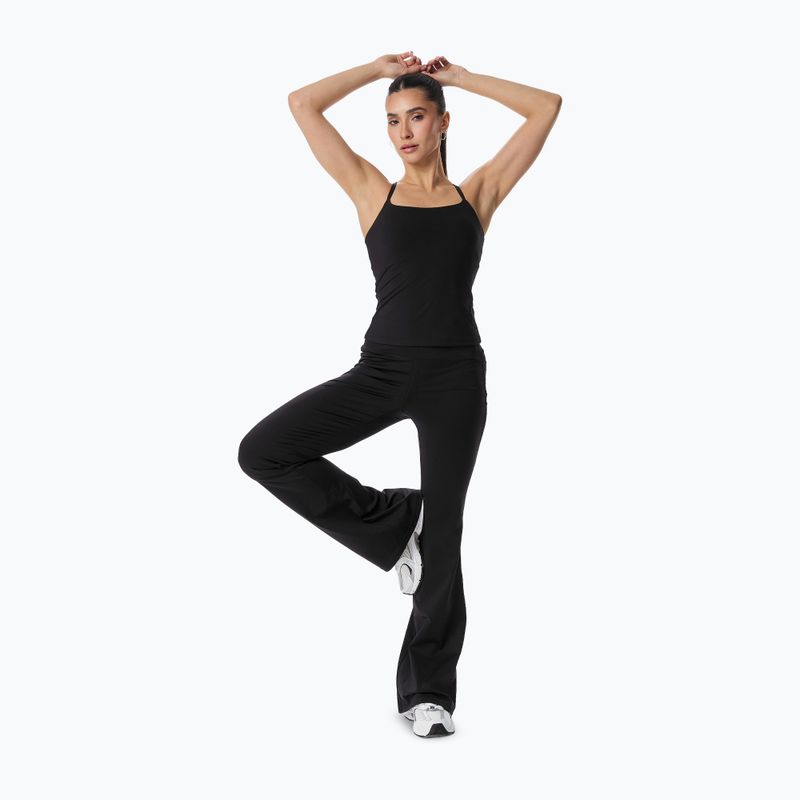 Koszulka treningowa damska Cardio Bunny With Built-in Bra czarny 2