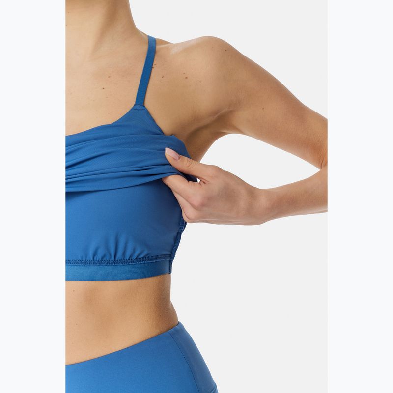 Koszulka treningowa damska Cardio Bunny With Built-in Bra niebieski 6