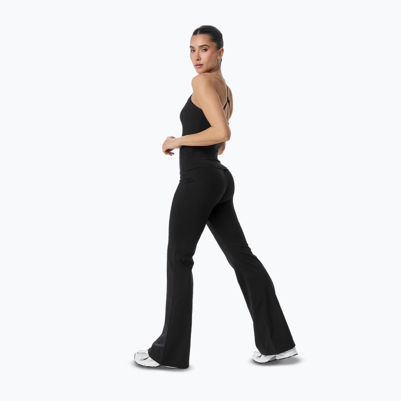 Legginsy treningowe damskie Cardio Bunny Flare czarny 4