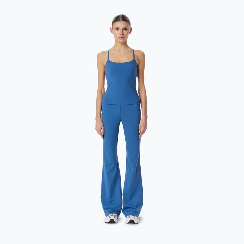 Legginsy treningowe damskie Cardio Bunny Flare niebieski 2