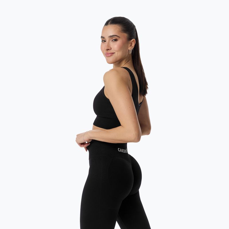 Biustonosz treningowy Cardio Bunny Seamless czarny 4