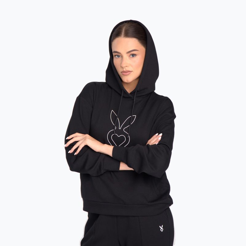 Bluza treningowa damska Cardio Bunny HCB-125 black 4