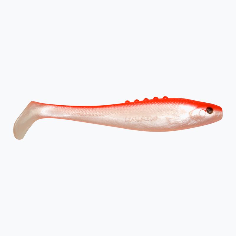 Przynęta gumowa DRAGON Fishing Lunatic 4 szt. pearl/red