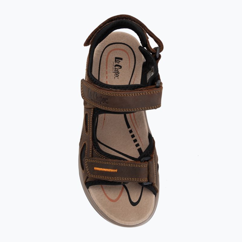 Sandały męskie Lee Cooper LCW-26-01-4024MA brown 5