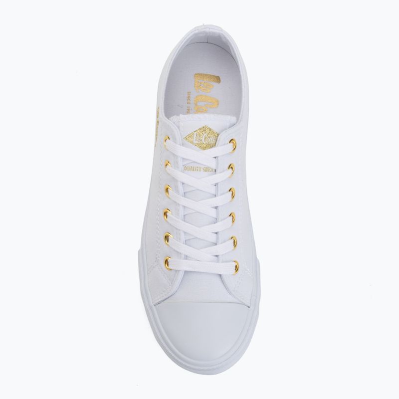 Trampki damskie Lee Cooper LCW-26-02-4056LA white/gold 5