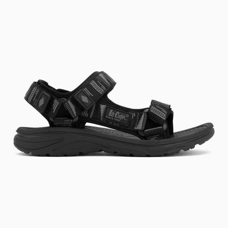 Sandały męskie Lee Cooper LCW-26-34-4424MA black/grey 2