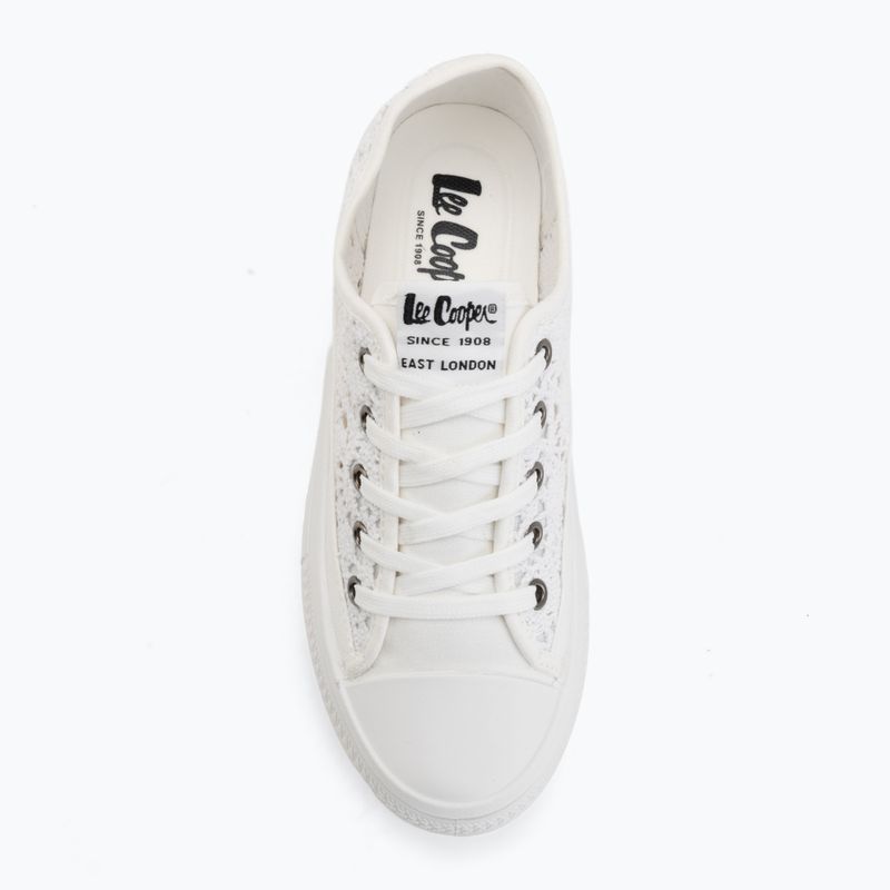 Trampki damskie Lee Cooper LCW-26-44-4485LA white 5