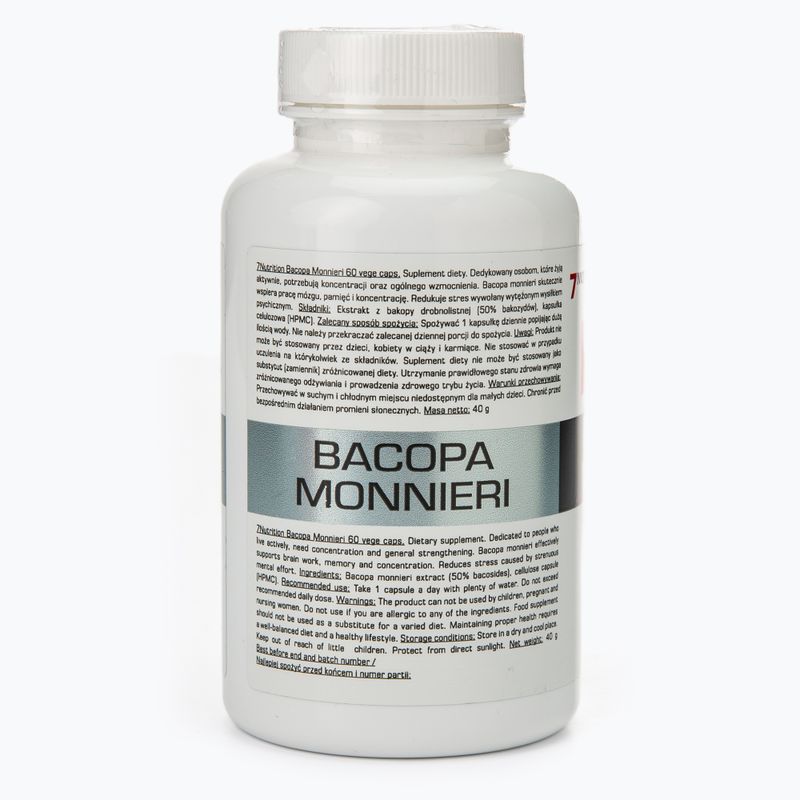 Suplement 7Nutrition Bacopa Monnieri 550 mg 60 kapsułek 2