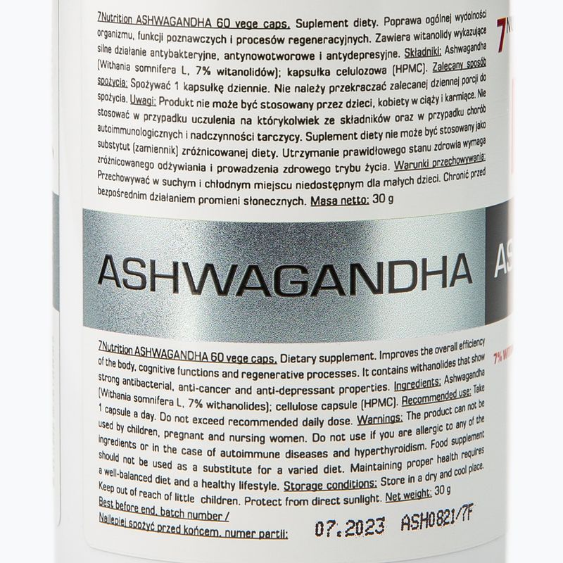 Ashwagandha 7Nutrition 7% 60 kapsułek 2