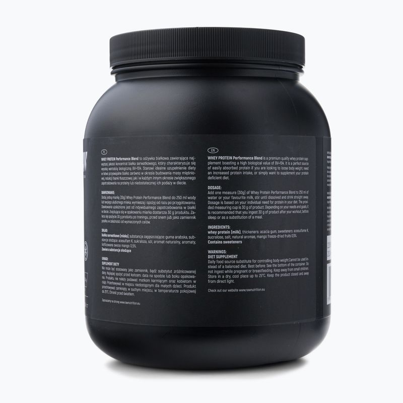 Whey Protein Raw Nutrition Mango 900 g 2
