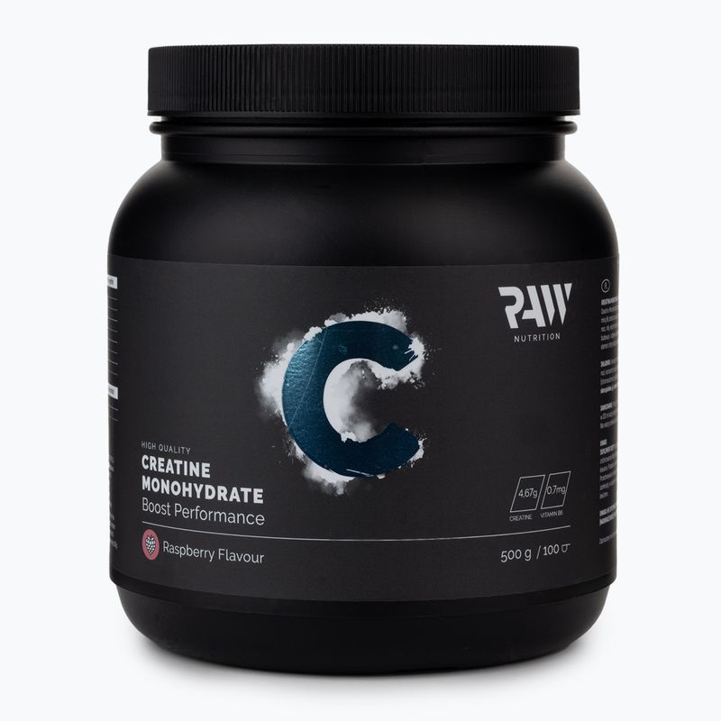 Kreatyna Raw Nutrition Monohydrat Malina 500 g