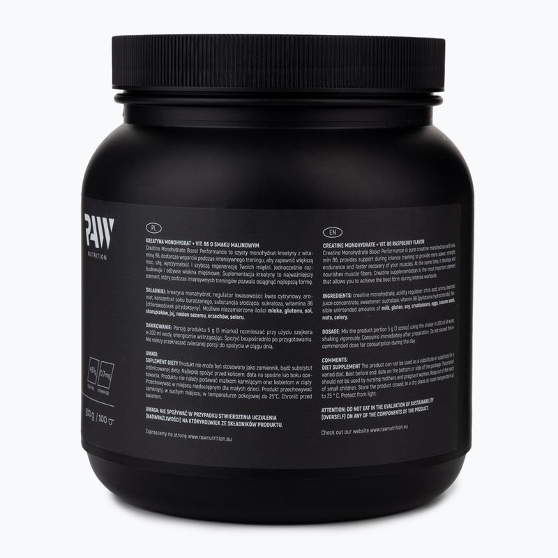 Kreatyna Raw Nutrition Monohydrat Malina 500 g 3