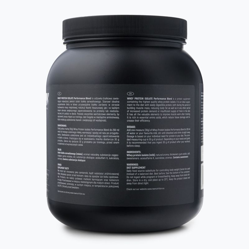 Whey Protein Isolate Raw Nutrition Czekolada 900 g 2