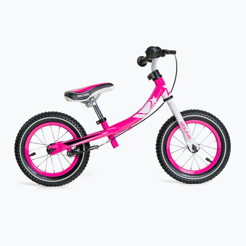 Rowerek biegowy Milly Mally Young pink