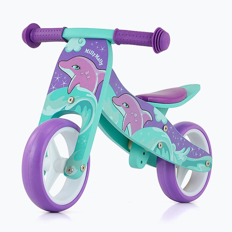 Rowerek biegowy trójkołowy Milly Mally Jake dolphin 2