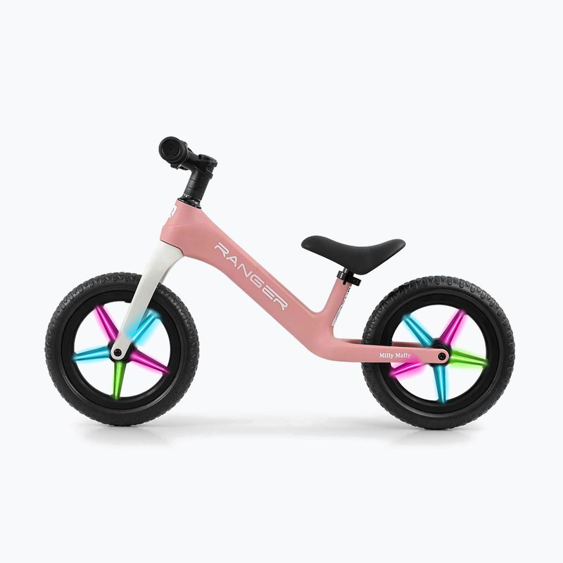 Rowerek biegowy Milly Mally Ranger Flash pink 4