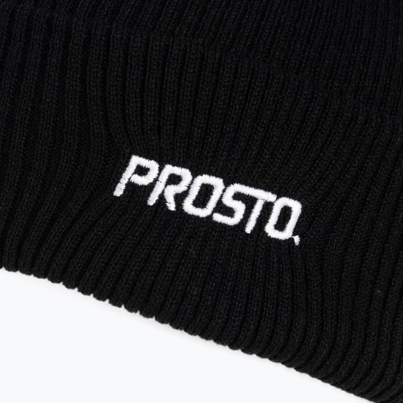 Czapka zimowa męska PROSTO Cumul black 4