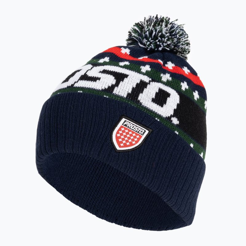 Czapka zimowa męska PROSTO Bakal navy 3