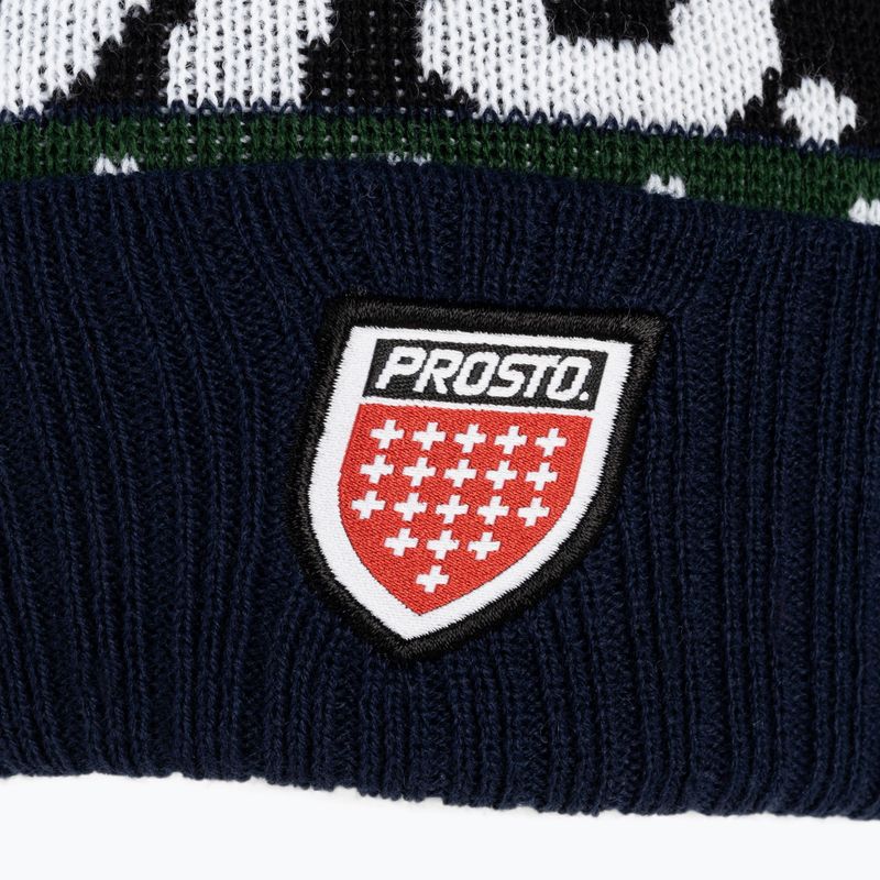 Czapka zimowa męska PROSTO Bakal navy 4