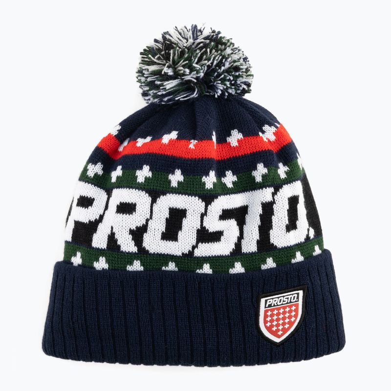 Czapka zimowa męska PROSTO Bakal navy 5