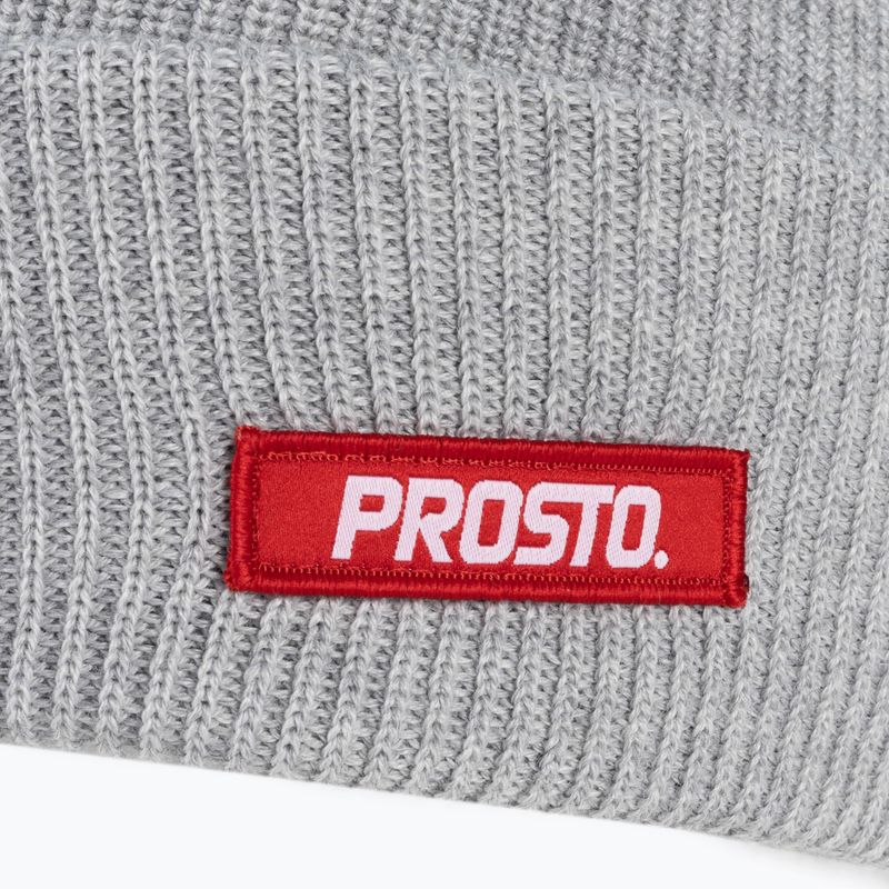 Czapka zimowa męska PROSTO Land gray 4