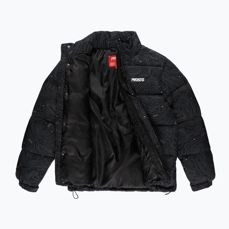 Kurtka zimowa męska PROSTO Puff Pattern black 2
