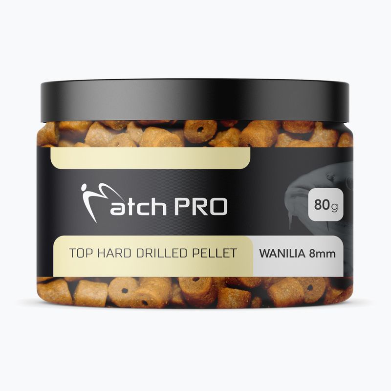 Pellet haczykowy MatchPro Top Hard Drilled Wanilia 14 mm