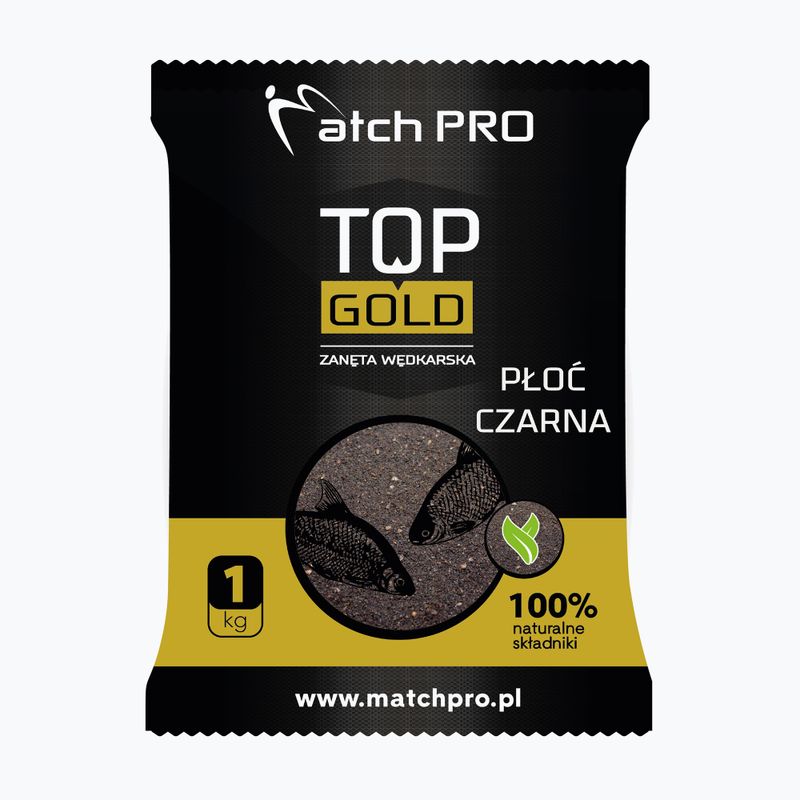 Zanęta wędkarska MatchPro Top Gold Płoć Czarna 1 kg