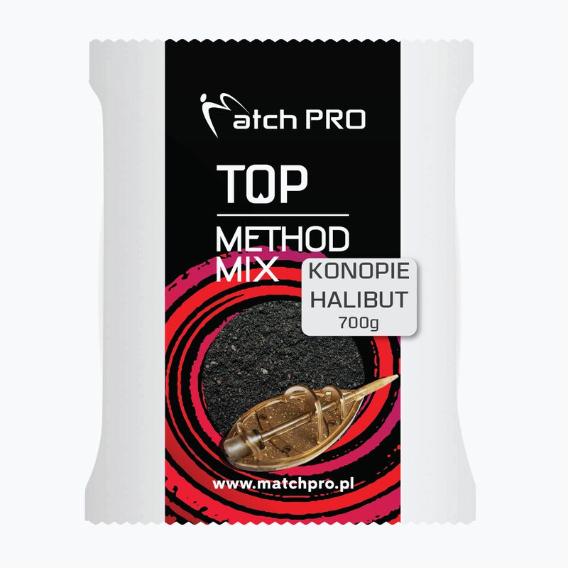 Zanęta wędkarska MatchPro Methodmix Black Halibut & Konipie 700 g
