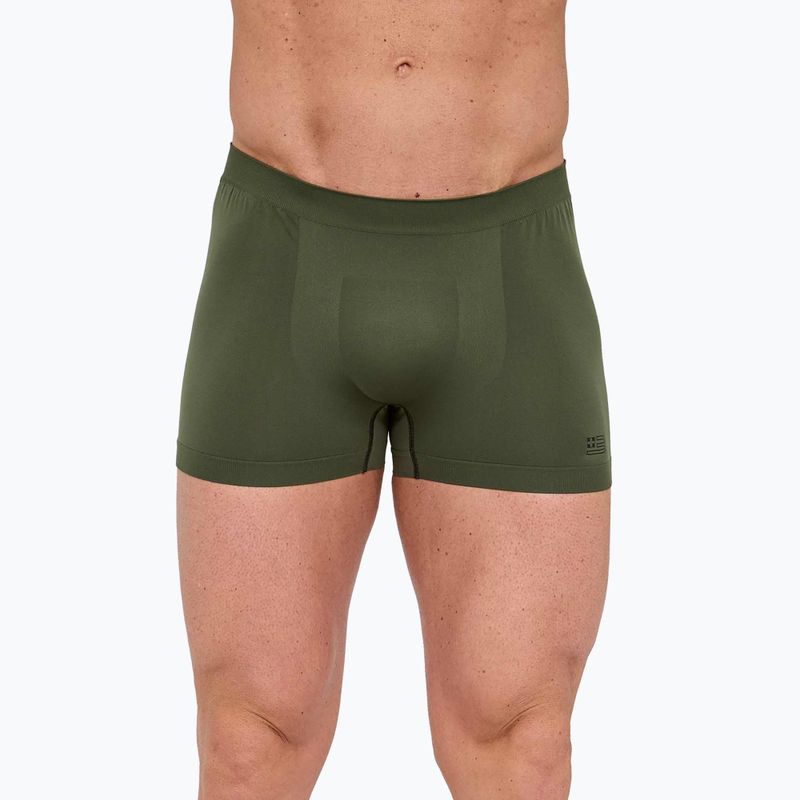 Bokserki termoaktywne męskie Brubeck B-LIGHT khaki 3