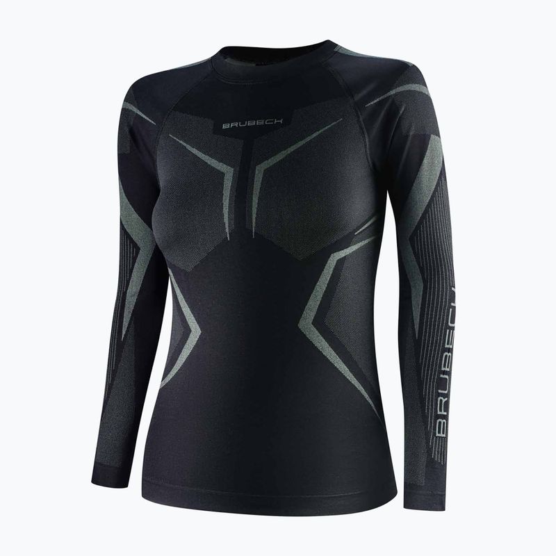 Bluza termoaktywna damska Brubeck Dry black/graphite 3