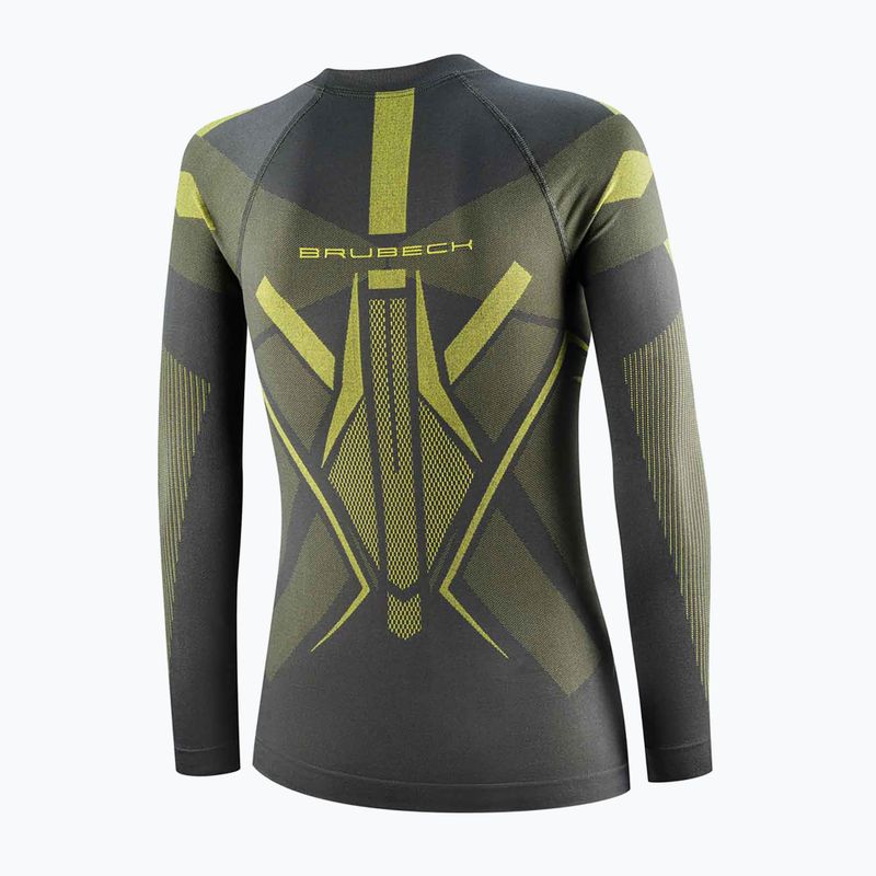 Bluza termoaktywna damska Brubeck Dry gray/lime 4