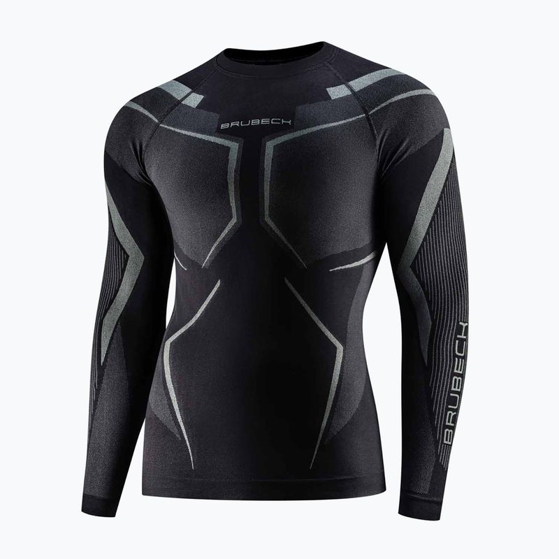 Bluza termoaktywna męska Brubeck Dry black/graphite 3