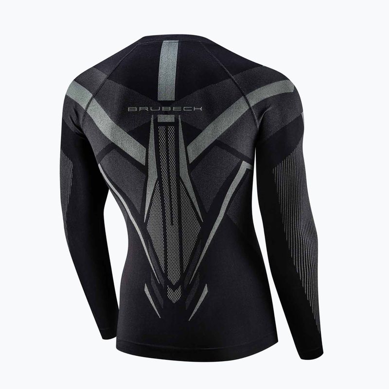 Bluza termoaktywna męska Brubeck Dry black/graphite 4