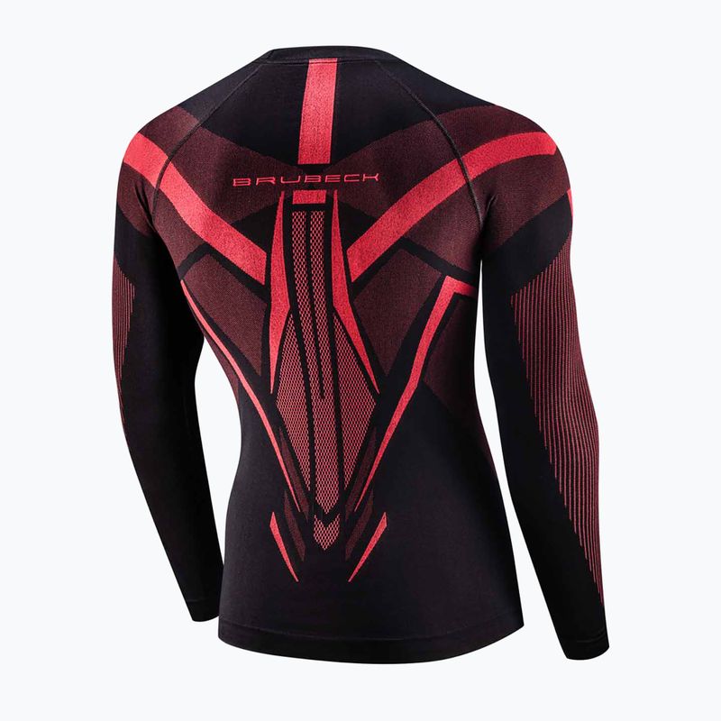 Bluza termoaktywna męska Brubeck Dry black/red 4