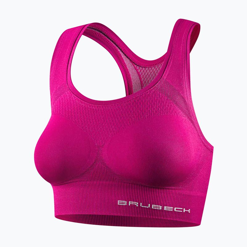 Biustonosz termoaktywny Brubeck Gym Crop fuchsia 3