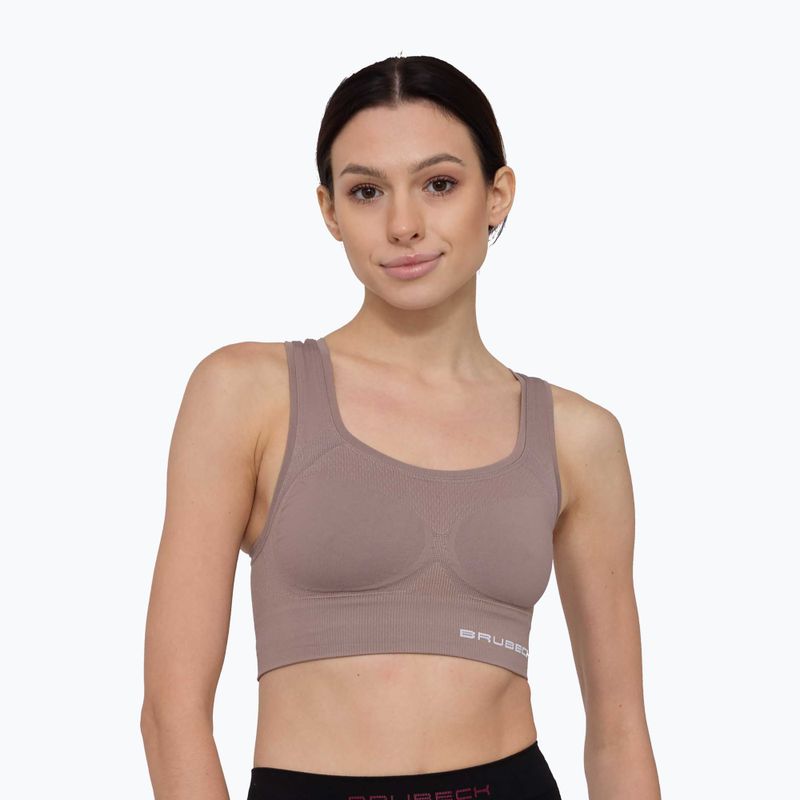Biustonosz termoaktywny Brubeck Gym Crop beige