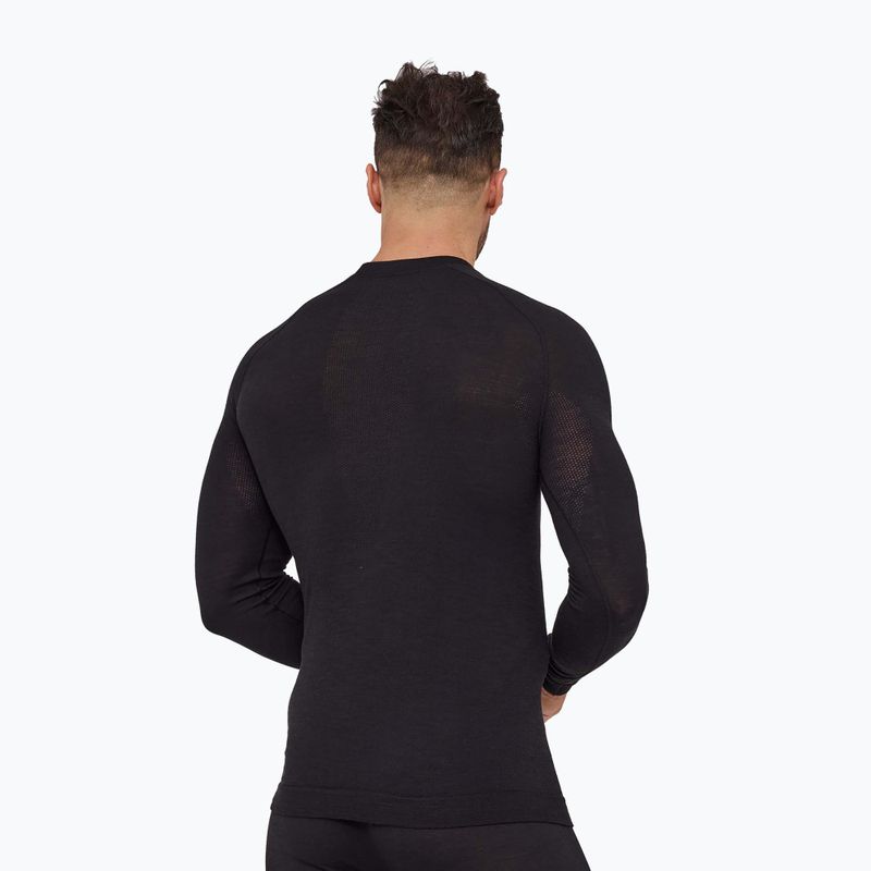 Bluza termoaktywna męska Brubeck Active Merino black 2