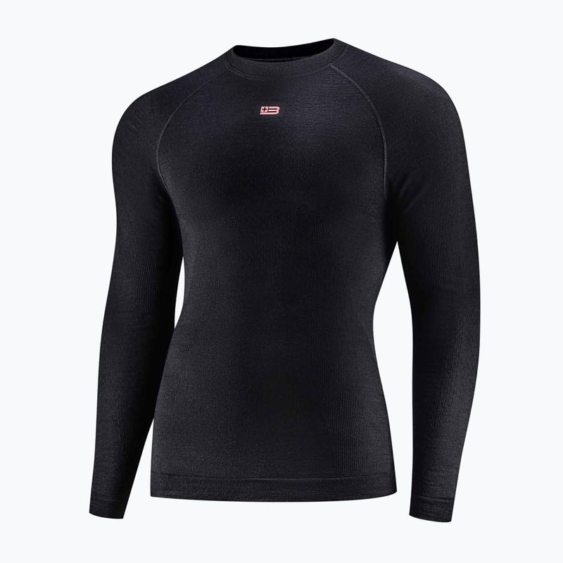 Bluza termoaktywna męska Brubeck Active Merino black 3