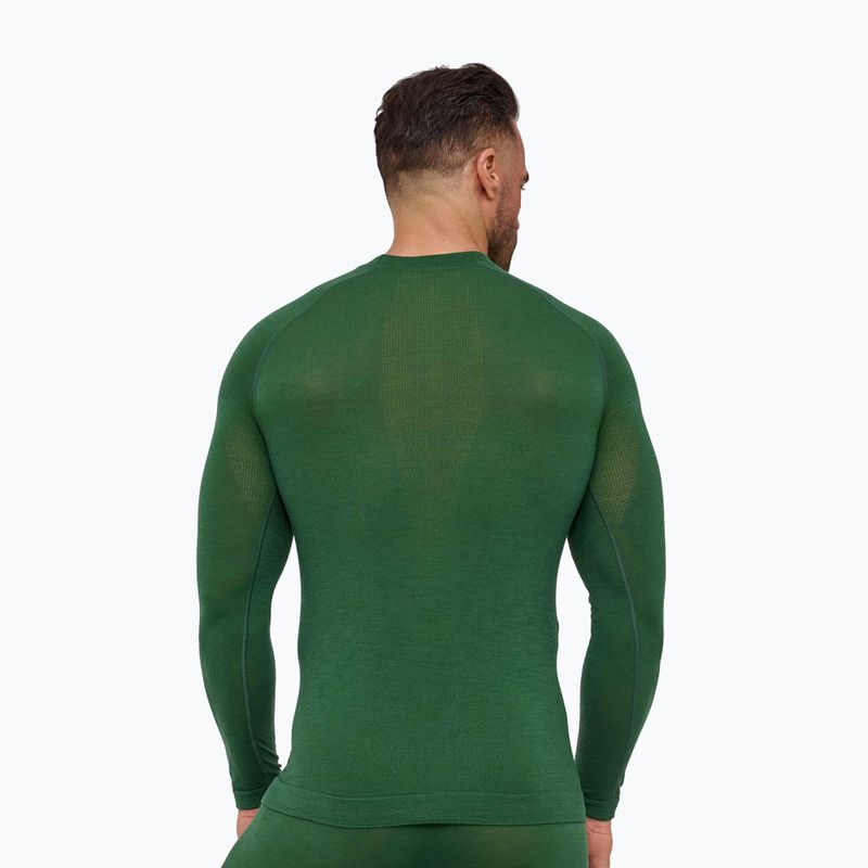 Bluza termoaktywna męska Brubeck Active Merino green 2