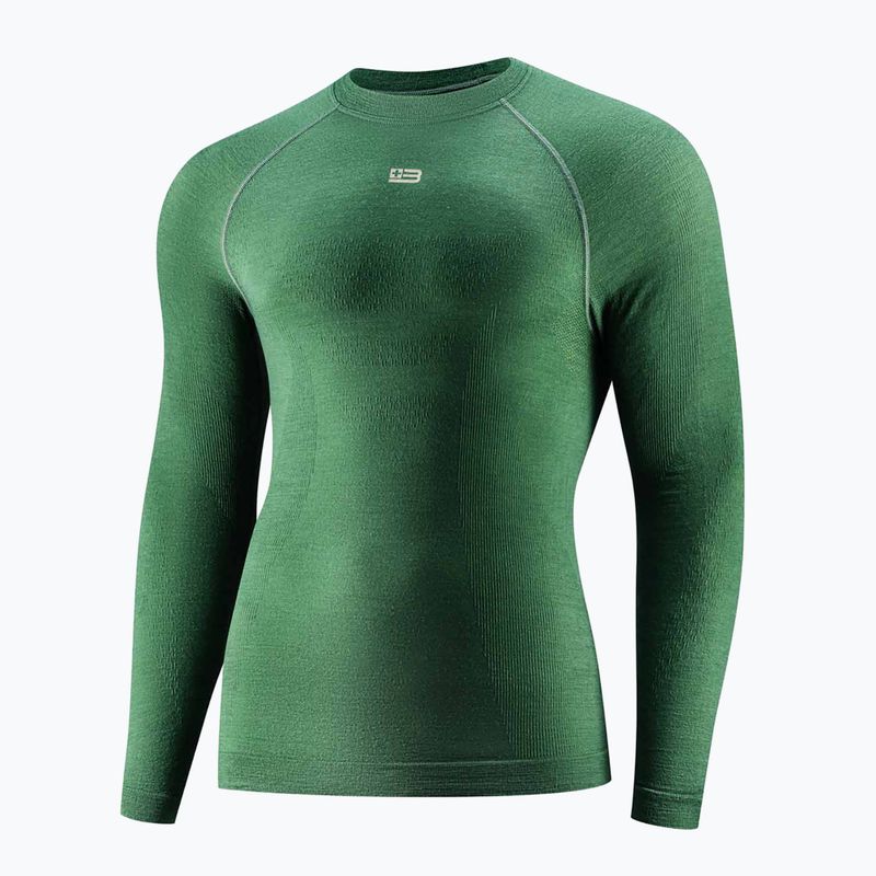 Bluza termoaktywna męska Brubeck Active Merino green 3