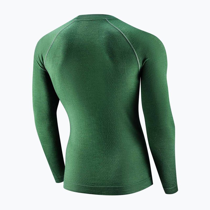 Bluza termoaktywna męska Brubeck Active Merino green 4