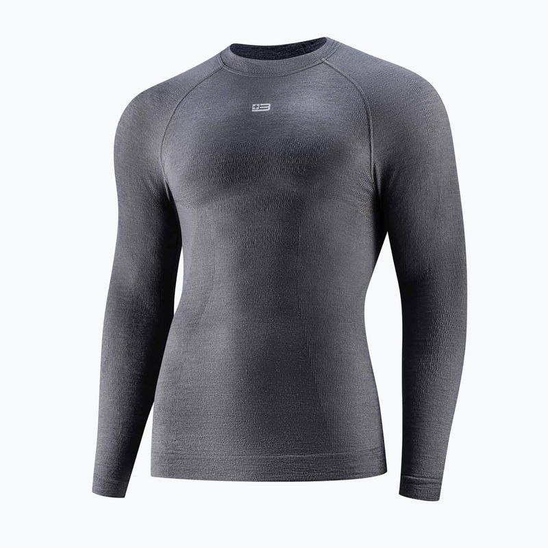 Bluza termoaktywna męska Brubeck Active Merino graphite 3
