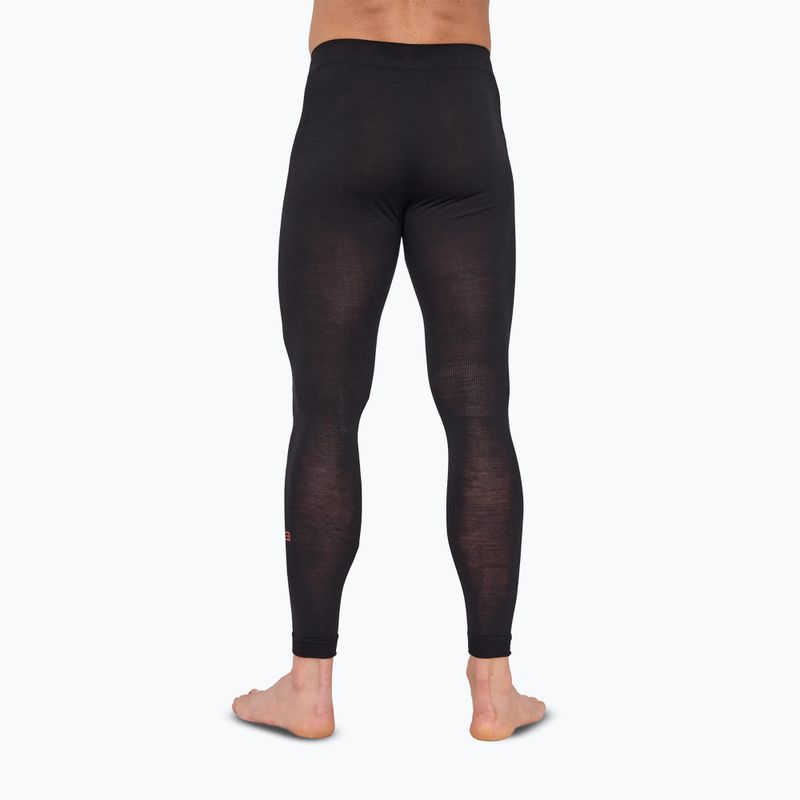 Spodnie termoaktywne męskie Brubeck Active Merino black 2