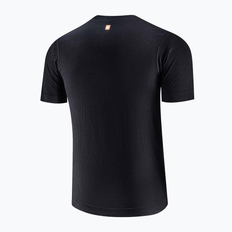 Koszulka termoaktywna męska Brubeck Outdoor Wool Pro czarny 4