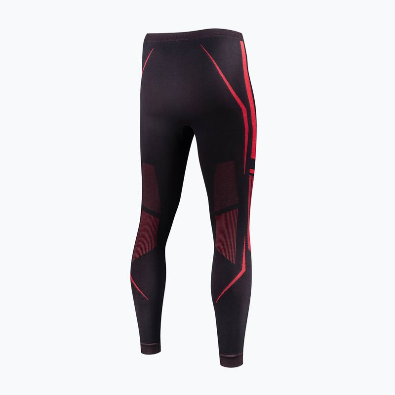 Spodnie termoaktywne męskie Brubeck Dry black/red 4