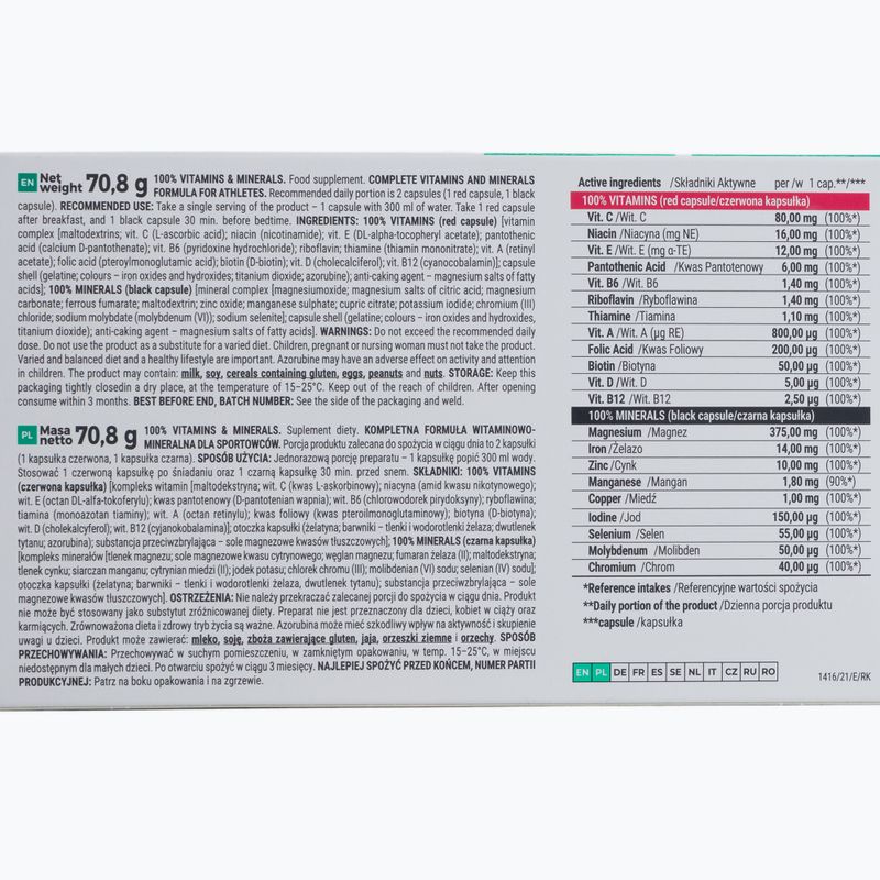 Witaminy Trec 100% Vitamins & Minerals 60 kapsułek 2