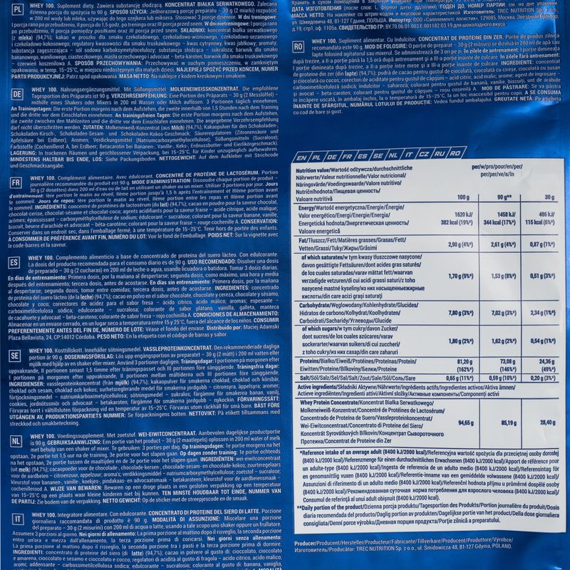 Whey Trec 100 Chocolate 2000 g 2