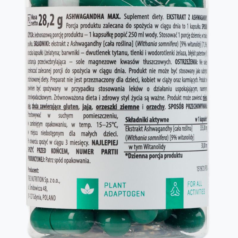 Ashwagandha Trec Max 60 kapsułek 2
